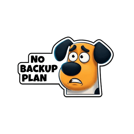 no backup plan